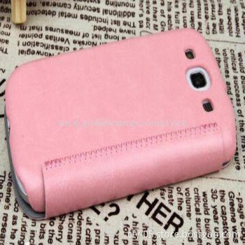 Fancy leather cell phone cases for Samsung galaxy s3 I9300